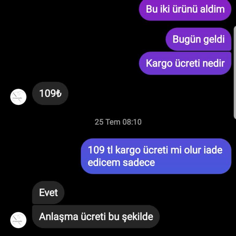 Nourraprrive Ürün İadesi Kargo Ücreti 109 TL Dediler 200 TL Aldılar