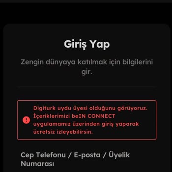 Digiturk Ve Tod Giriş Sorunu