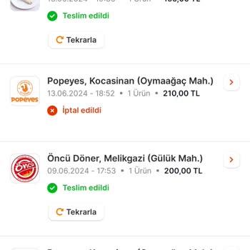 Migros Yemek Migros Ve Popeyes-Sipariş İptalleri