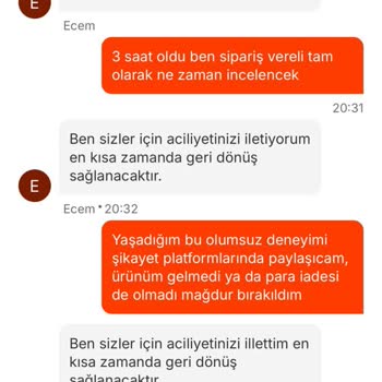 Migros Yemek Eksik Ürün Ve Kötü Hizmet Deneyimi