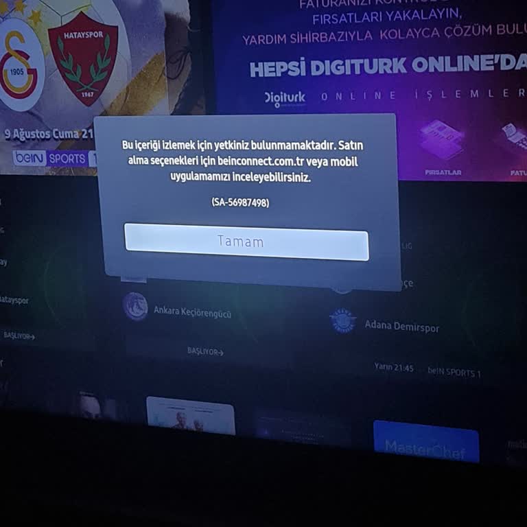 TOD Tv Tod Üyeliği TV Hatası