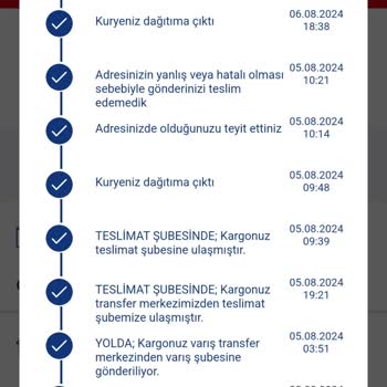 Aras Kargo Yanlış Şirket Ve Sorunlu Teslimat Deneyimi