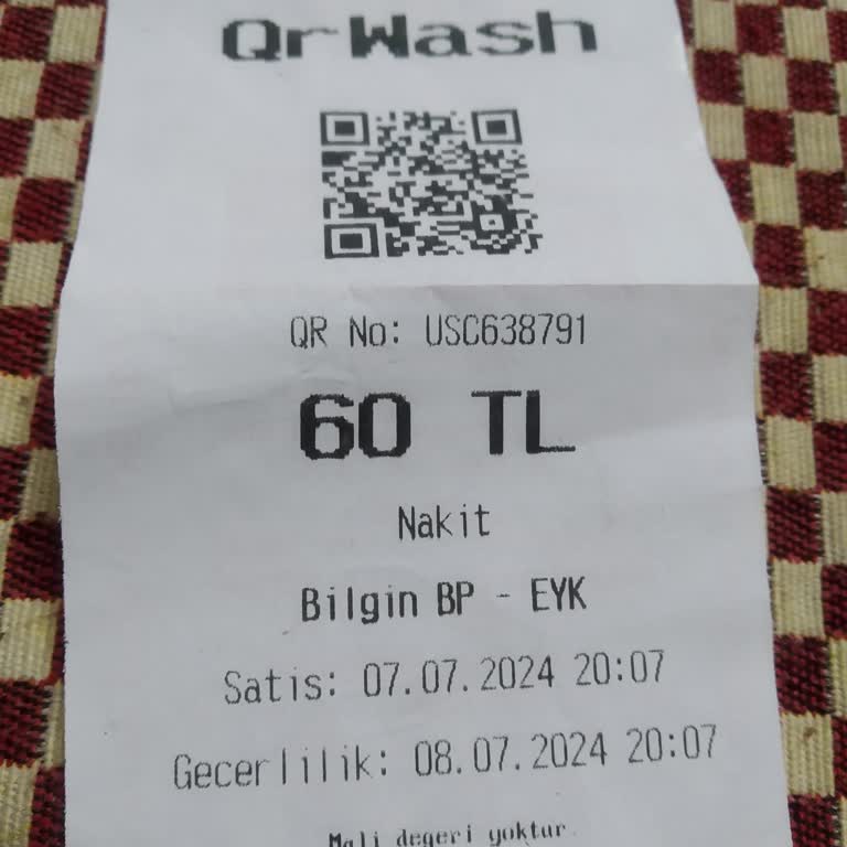 BP İstasyonunda Yıkama Fişi Süre Sorunu