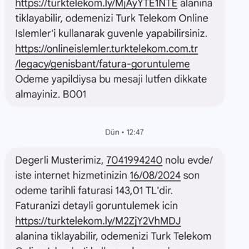 Türk Telekom Evde/İşte İnternet Hizmeti