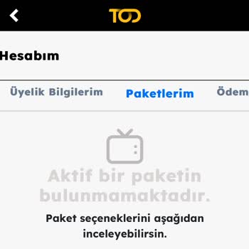 Tod TV'den Paket Almama Rağmen Hizmet Verilmiyor.