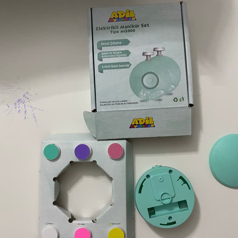 Adil Oyuncak Bozuk Elektrikli Manikür Seti!