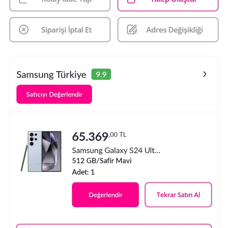 Pazarama Ücret İademi Yapmadı