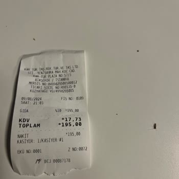 Etiler Marmaris Büfe'de Temizlik Ve Servis Sorunu