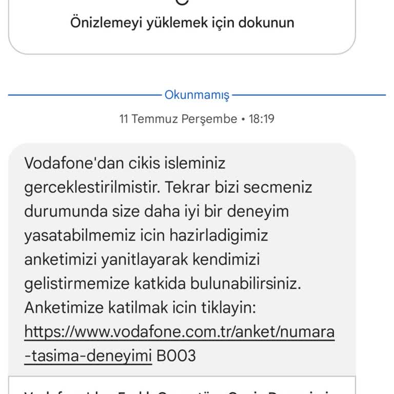 Vodafone Bilgim Dışında Açılan Hat Ve Yüksek Cayma Bedeli
