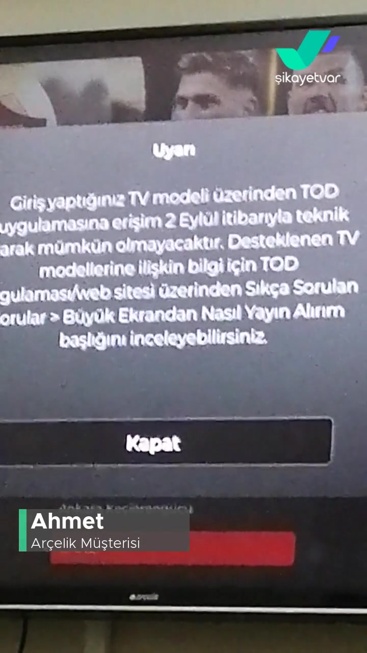 Arçelik TV Programı Açmıyor, Üyeliğimin İptal Edilmesini İstiyorum! videonun kapak resmi