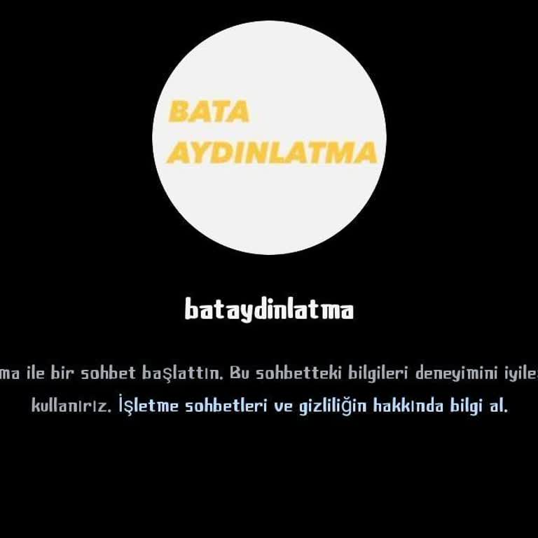 Bata Aydınlatma Ağaç Feneri Gelmedi