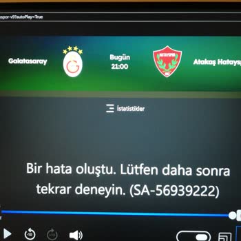 TOD Tv Tod Çevrimdışı Hatası Ve Bir Hata Oluştu Uyarısı