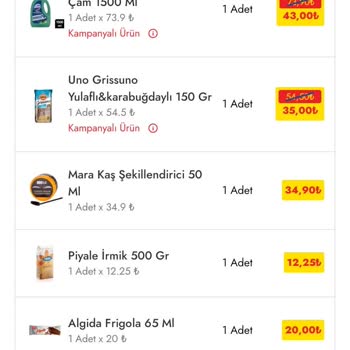 Şok Marketler Kullanılmış Ürün Gönderimi