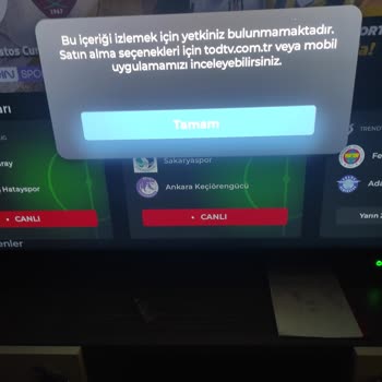 TOD Tv Smart TV'de Açılmıyor