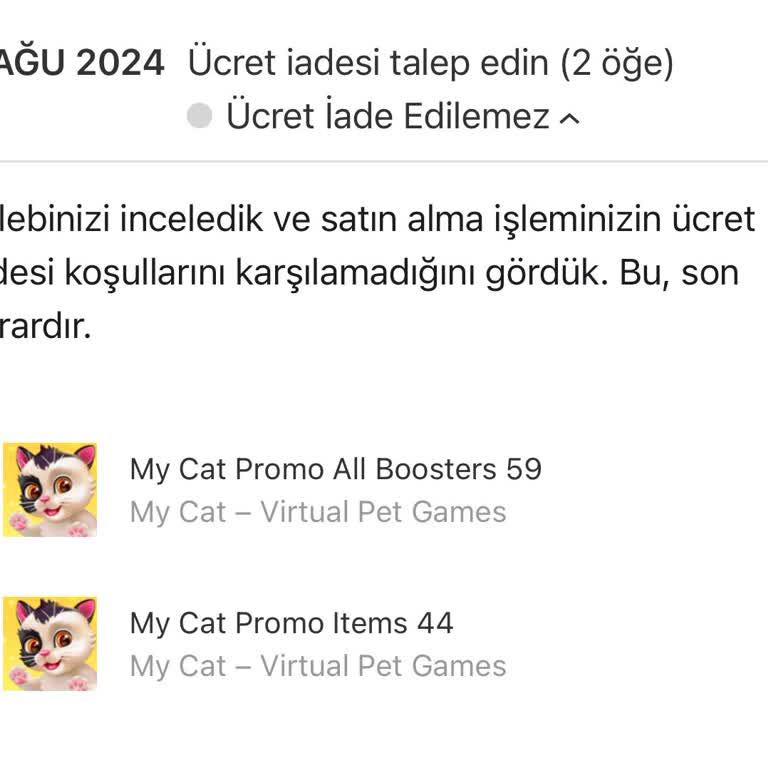 Apple Game Center Oyun Ücret İadesi