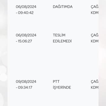 PTT Kargo Çağlayan Dağıtım Merkezi Topkapı Dağıtım Yapmıyor