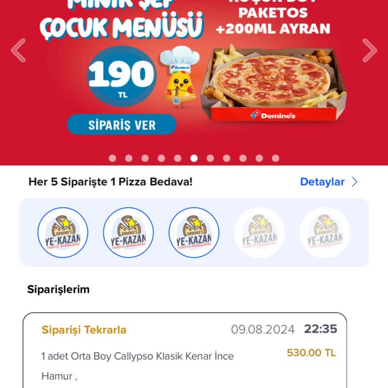 Domino's Pizza Soğuk Gelen Pizza Ve Kötü Müşteri Hizmeti
