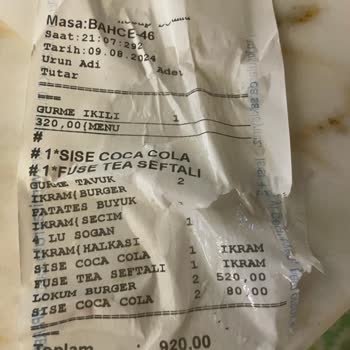 Burger Yiyelim Memnun Kalmadık Pişman Olduk