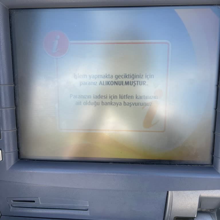 Ziraat Bankası VakıfBank ATM'si Parama El Koydu