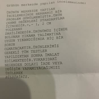 İkiler Tekstil İkiler Mağazasından Şikayetçiyim