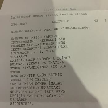 İkiler Tekstil İkiler Mağazasından Şikayetçiyim