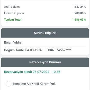 HDY Everyday Rent A Car Hdy Everyday Mağdur Etti