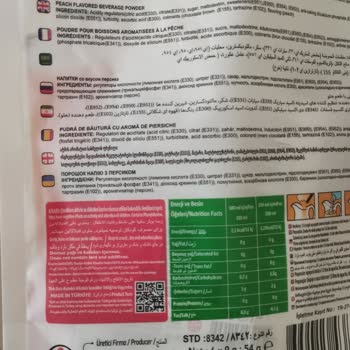 Mahbuba Şeftalili Toz İçecekteki Uyarı!