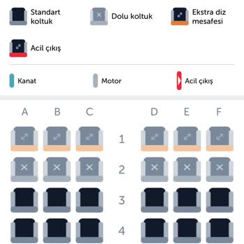 THY Koltuk Seçimine İzin Vermiyor