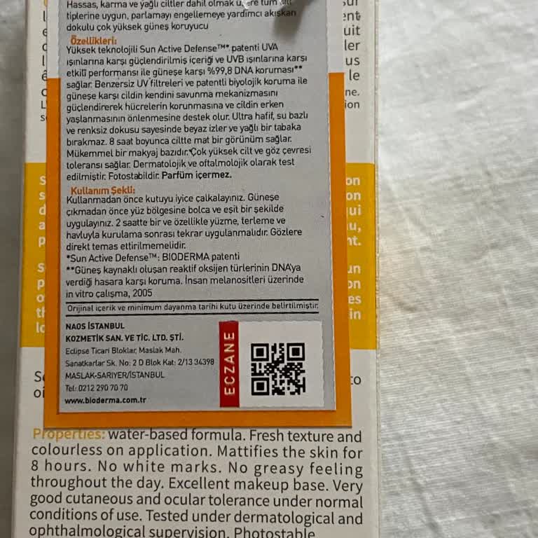 Bioderma Güneş Kremimin Barkodu Yok? Ve Kokuyor.