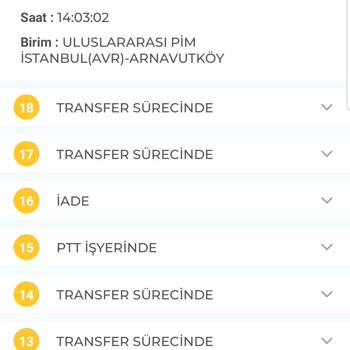 PTT Kargo PTT Arnavutköy Uluslararası PİM Gümrüğe Takılan Kargom Elime Ulaşmadı.