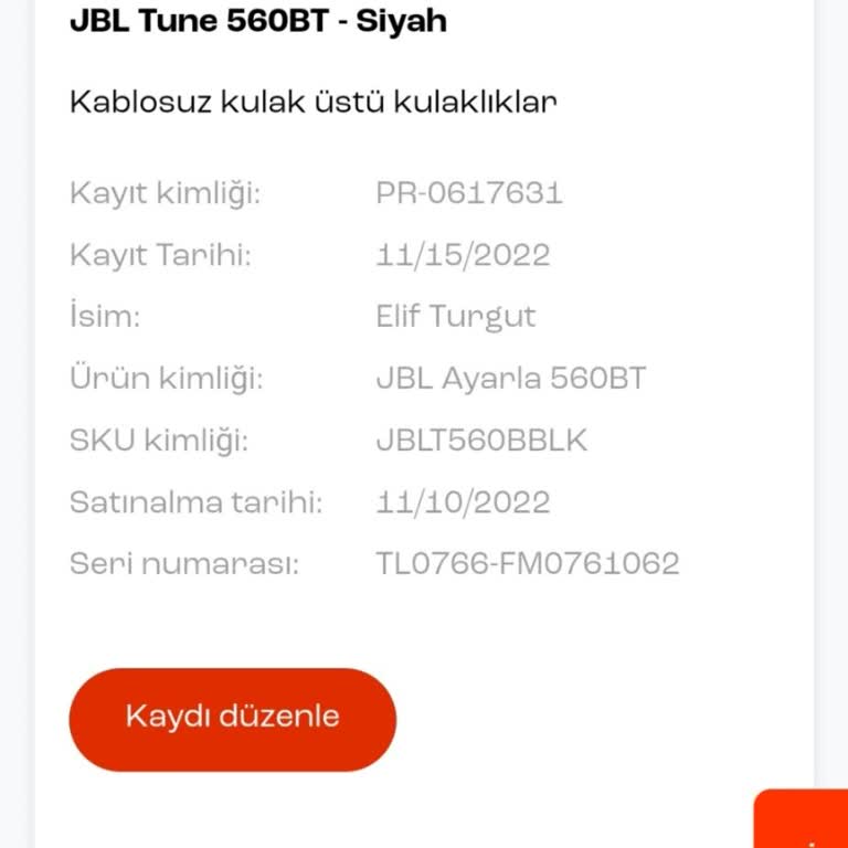 JBL 560BT Sol Kulaklıktan Ses Gelmiyor