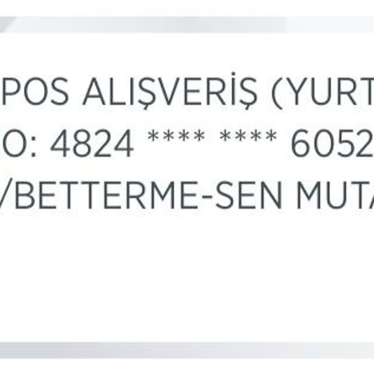 Betterme İzinsiz Karttan Para Çekti