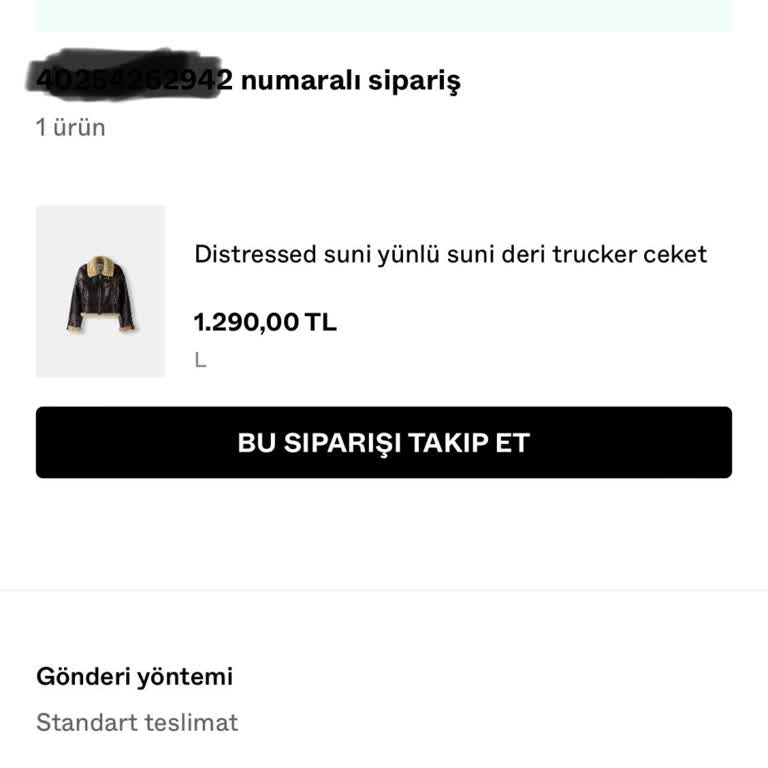 Bershka Ürünüm 1,5 Aydır Kargoda