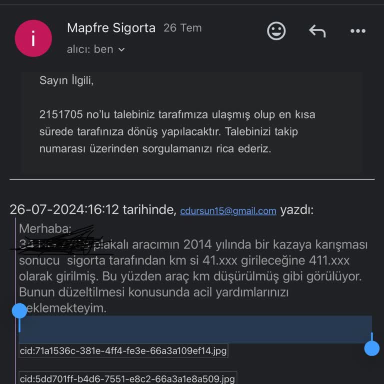 Mapfre Sigorta'nın Yanlışı Yüzünden Aracımı Satamıyorum