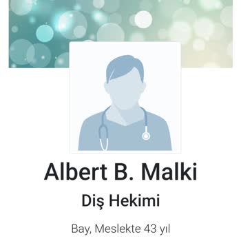 Diş Hekimi Albert B. Malki Yanılttı