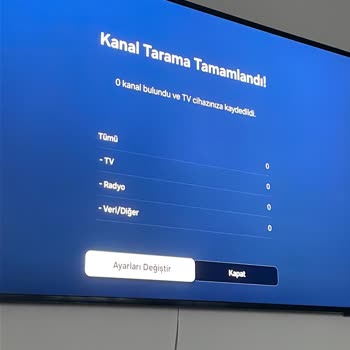 Samsung Frame TV Uydu Sinyali Yok