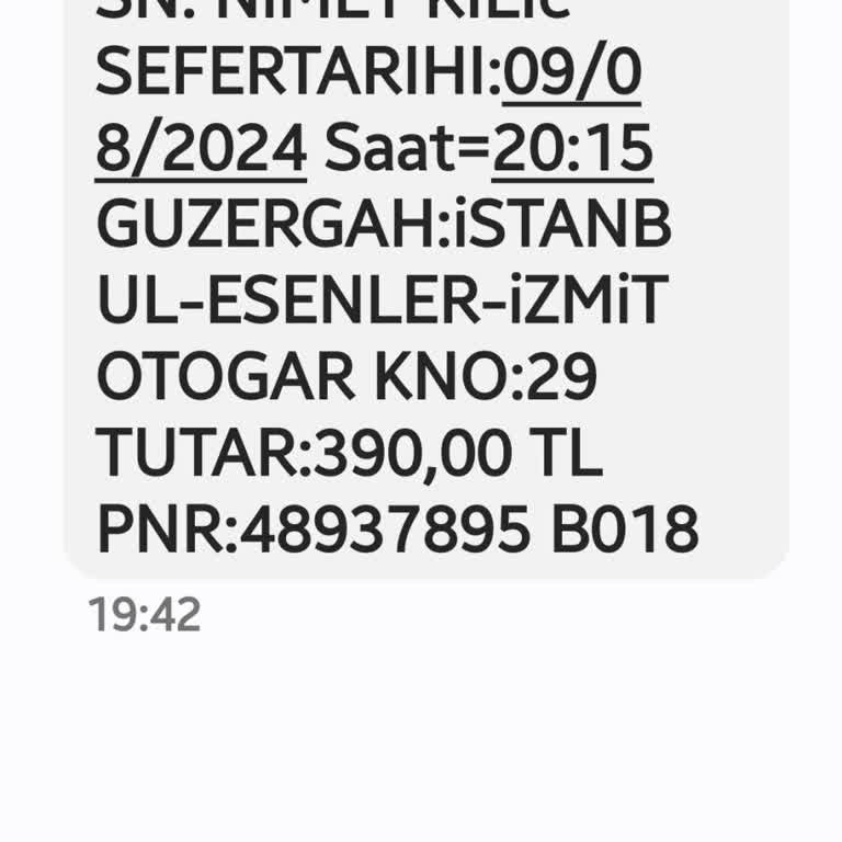 Efe Tur Esenler Otogarında Yaşanan Servis Sorunu