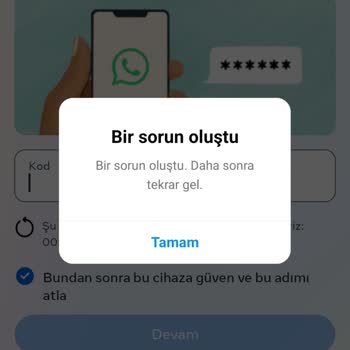 Instagram'a Kod Gelmiyor