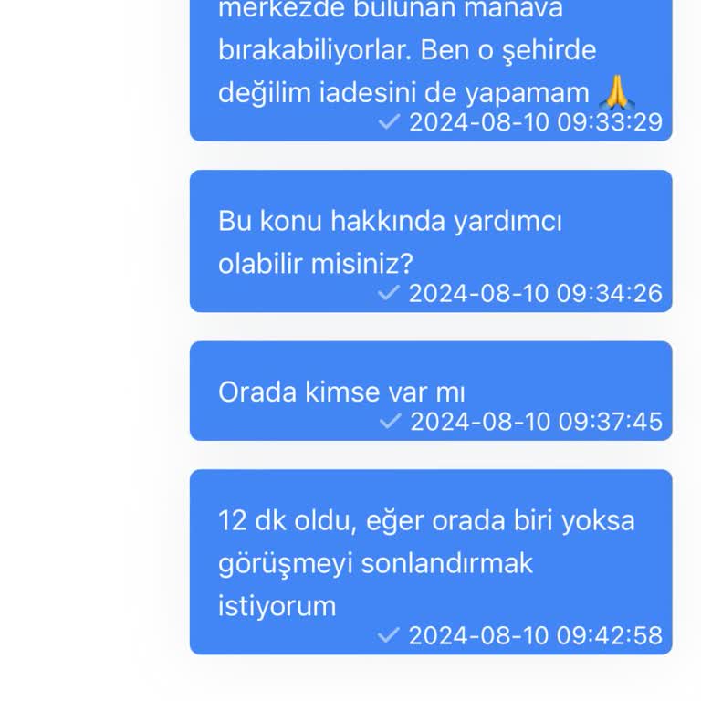 Kuzeykent Sürat Kargo'ya Ulaşamama Sorunu