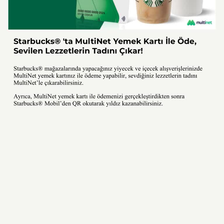 Starbucks Antalya Havalimanında Multinet Sorunu