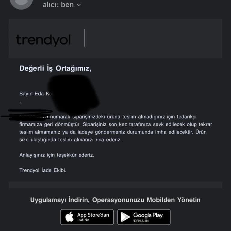 Trendyol Ürünlerdeki Garantisinin Ve Sigortasının Geçersizliği