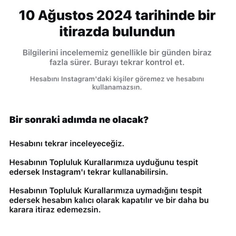 Instagram Askıya Alma