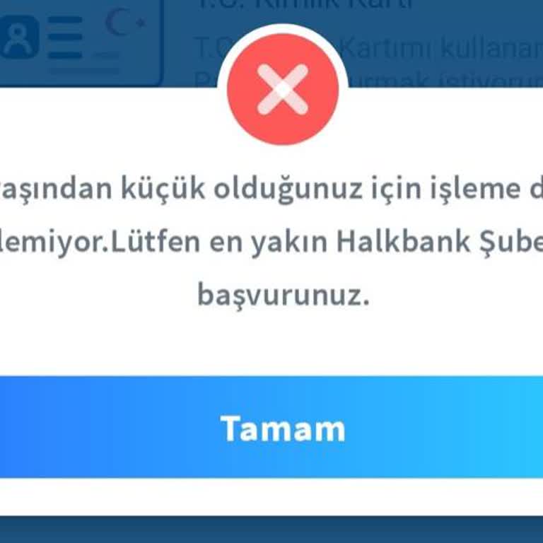 Halkbank 18 Yaş Altı Dijital Parola