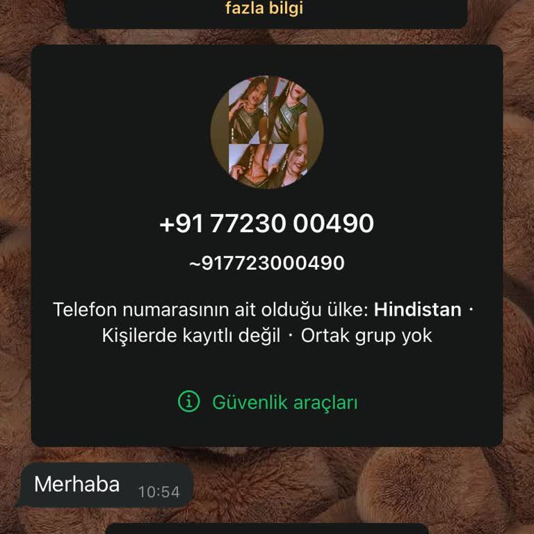 WhatsApp Yabancı Numara
