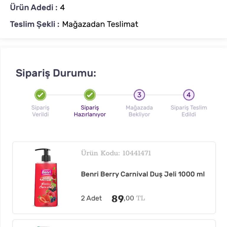 Gratis Siparişimi Teslim Etmedi