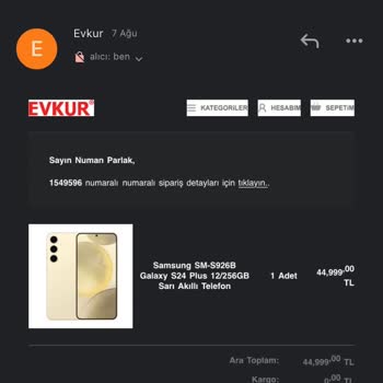 Evkur'dan Aldığımız Telefon Stokta Yok Ve Mağdur Edildik