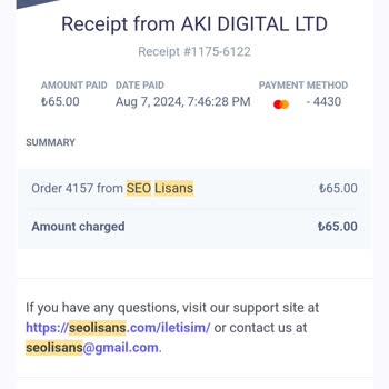 Seolisans.com Ücreti Alıyor, Hizmet Vermiyor!