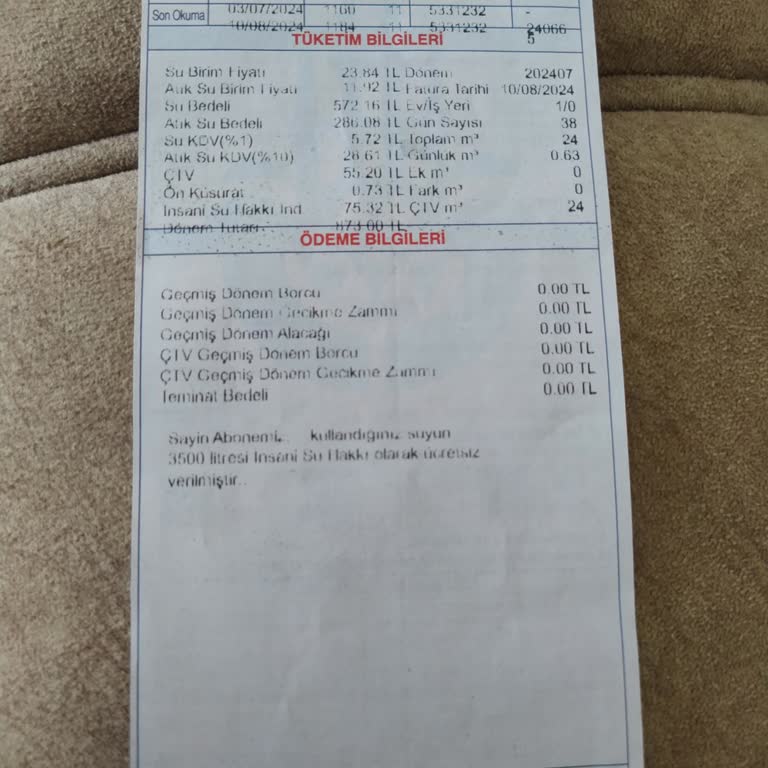 İSKİ Yüksek Fatura