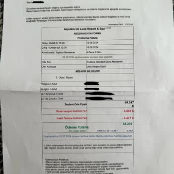 Ang Plus Turizm Otelcilik Ticaret Ltd Tarafından Mağduriyet