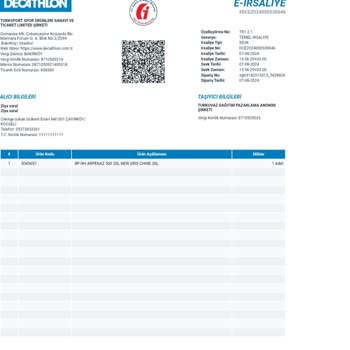 Kargomsende/Decathlon Yanlış Kargo